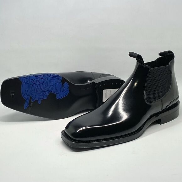 Burberry Square-Toe Leather Chelsea Boots size 41/us size 8 main image 5